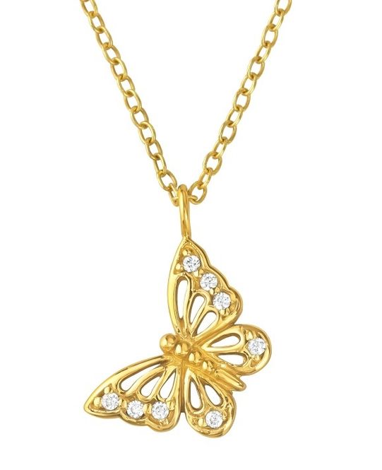 Hovedbilde Butterfly Shine Halskjede