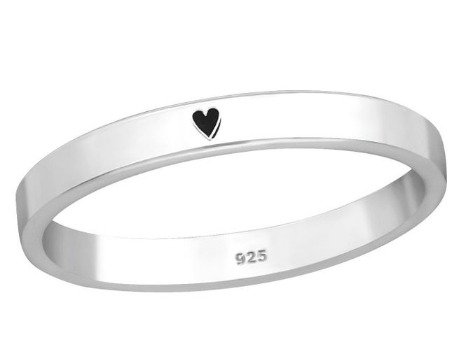 Hovedbilde Minimal Heart Ring 54str