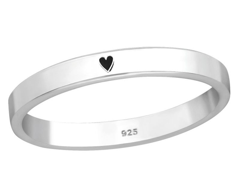 Minimal Heart Ring 54str