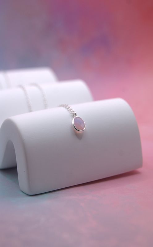 Pink Opal Glow Necklace