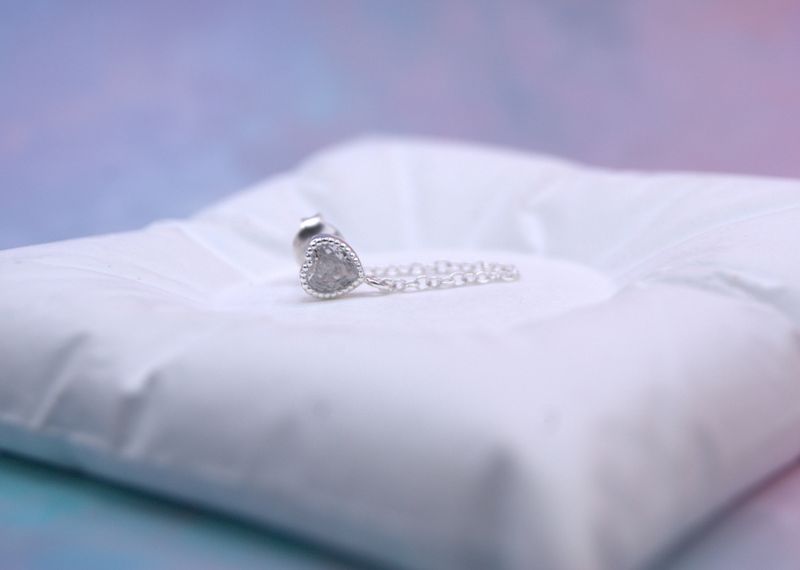 Crystal Heart Connection Earrings