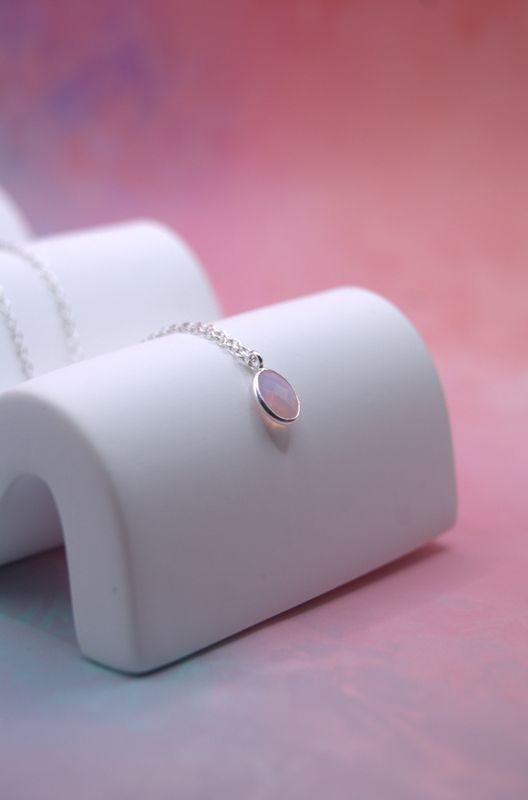 Pink Opal Glow Necklace