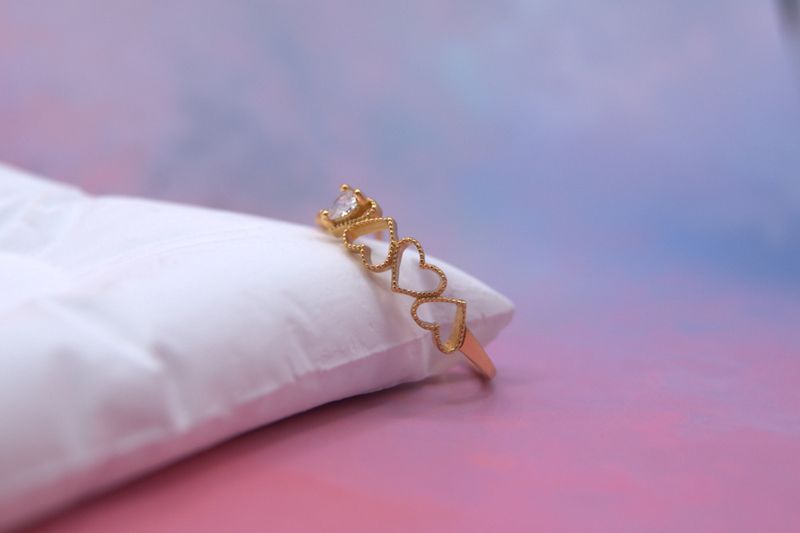 Heart Band Ring 52str