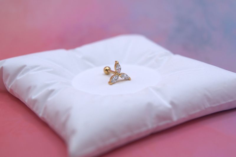 Golden Flower piercing