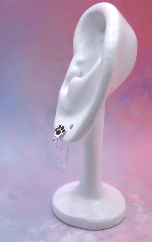 Paw Print Øredobber