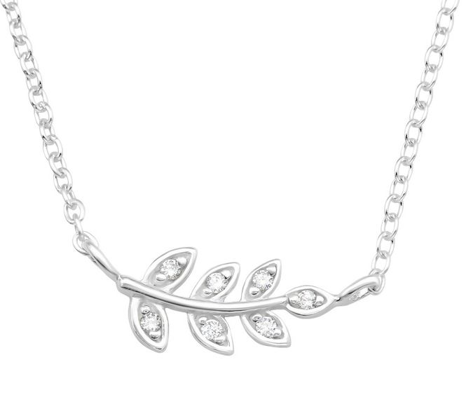Hovedbilde Leaf Sparkle Halskjede