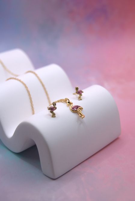 Hovedbilde Golden Flamingo Set