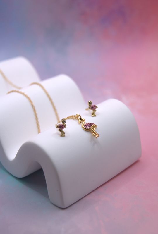 Golden Flamingo Set