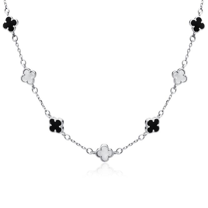 Hovedbilde Midnight Clover Halskjede